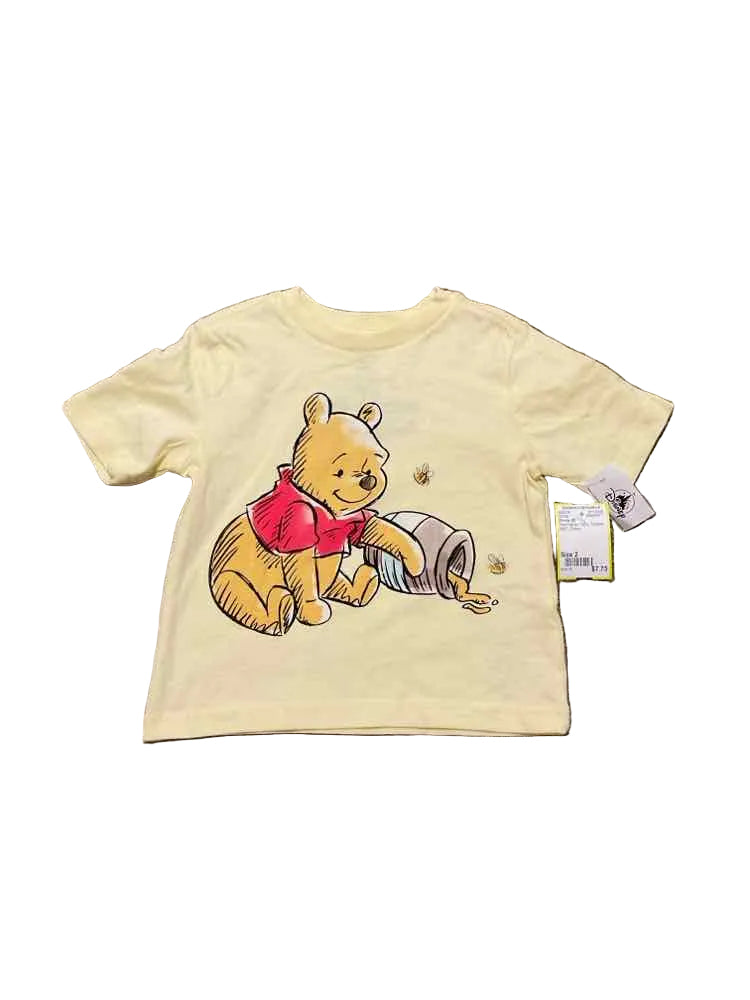 Disney (B) Red Yellow Toddler Size 2 Girl's SSTop
