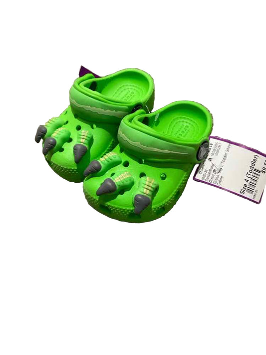 Crocs (B) Green Toddler Shoe Size 4 (Toddler) Boy's SandalsBetter