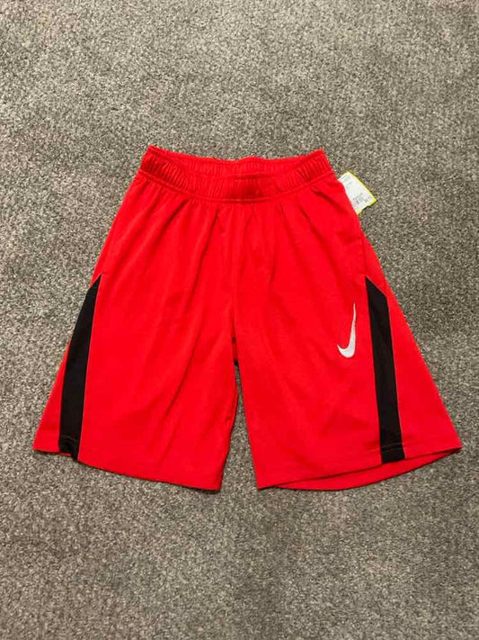 Nike (B) Red Black Youth Size Medium Boy's ShortAthletic