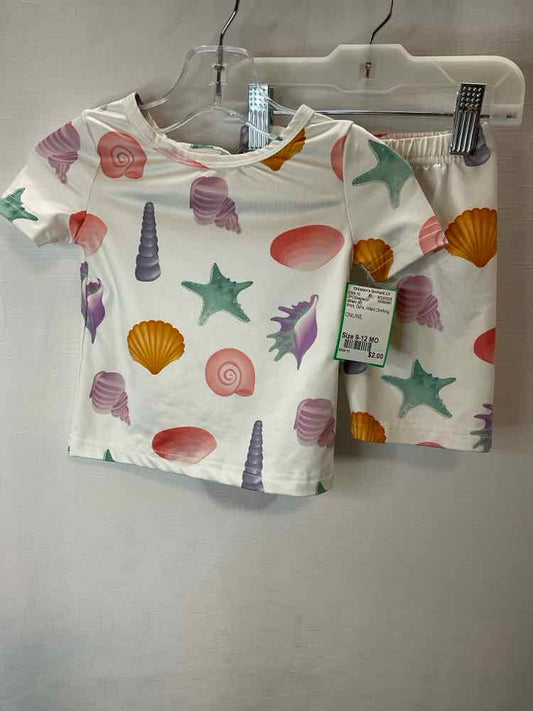 Shein (E) Print Infant Size 9-12 MO 2PCSleepwear