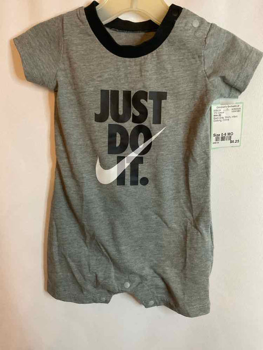Nike (B) Black Gray Infant Size 0-6 MO 1PC Casual