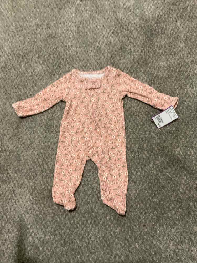 Carters (C) Floral Infant Size Preemie Girl's 1PCSleepwear