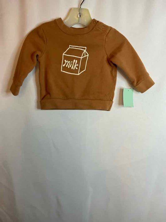Cat and Jack (D) Brown Infant Size 3-6 MO Sweatshirt