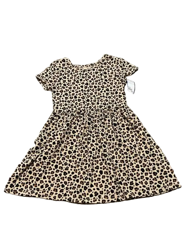 Cat and Jack (D) Animal Print Toddler Size 5T Girl's CasualDress