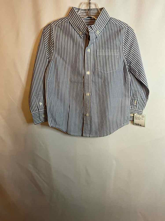 Janie and Jack (A) Pinstripe Toddler Size 2T ButtondownLS