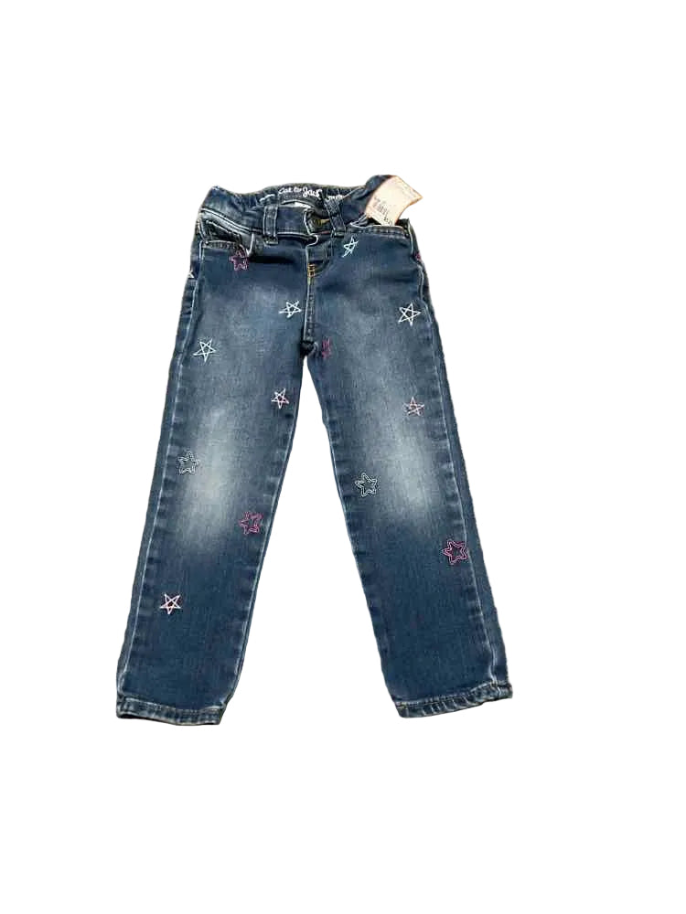 Cat and Jack (D) Stars Toddler Size 3T Girl's Jeans