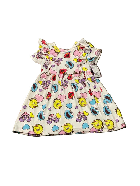 Sesame Street (D) Print Infant Size 12 MO Girl's CasualDress