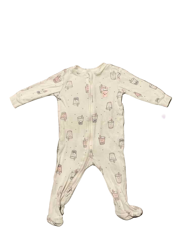 Pekkle (D) Print Infant Size 3 MO Girl's 1PCSleepwear