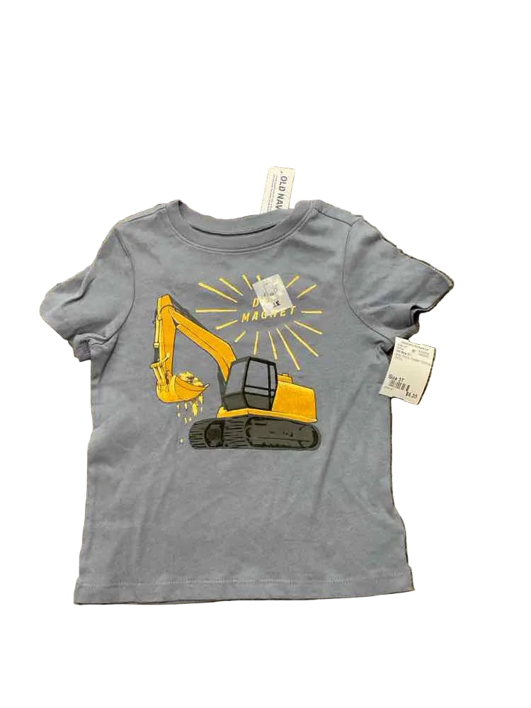 Old Navy (C) Gray Toddler Size 3T Boy's SSTop