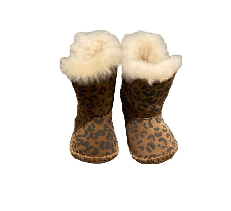 Ugg (AA) Animal Print Infant Shoe Size 1 (Infant) Girl's FashionBoots