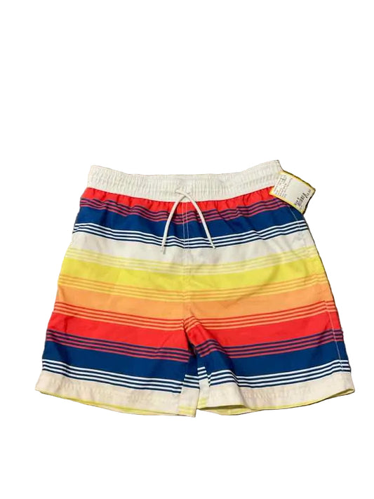 Janie and Jack (A) Stripe Youth Size 8 Boy's SwimTrunks