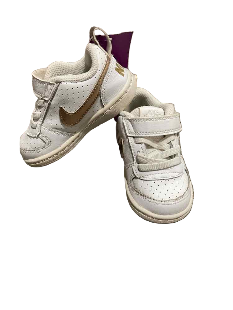Nike (B) Brown White Toddler Shoe Size 5 (Toddler) Girl's Casual Shoes
