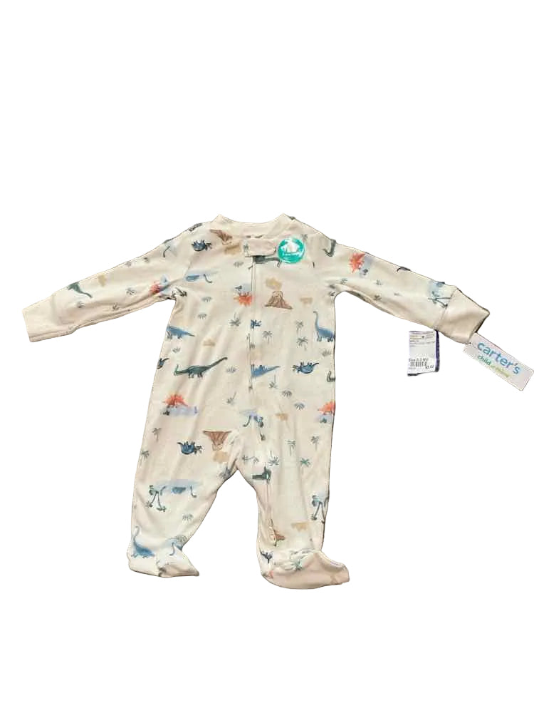 Carters (C) Dino Print Infant Size 0-3 MO Boy's 1PCSleepwear