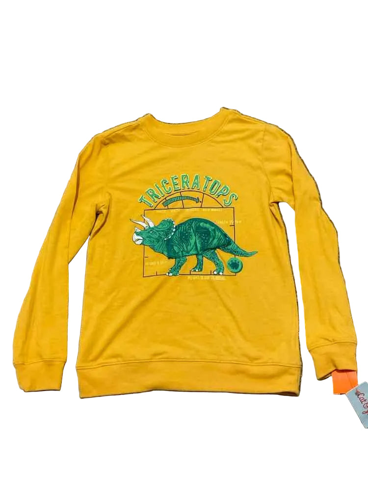 Cat and Jack (D) Yellow Youth Size 8-10 Boy's LSTop
