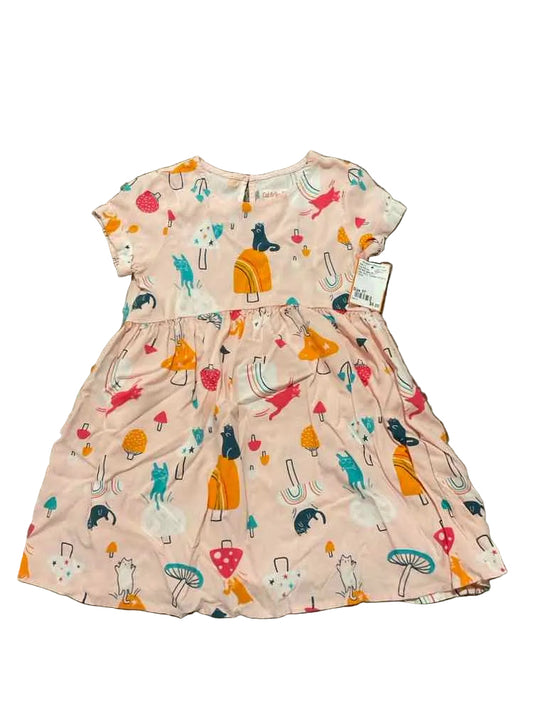 Cat and Jack (D) Cats Toddler Size 5T Girl's CasualDress