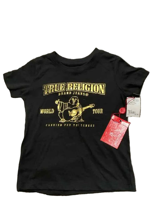 True Religion (A) Black Toddler Size 5 Boy's SSTop