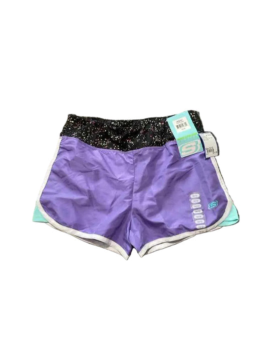 Skechers (B) Black Purple Youth Size 10-12 Girl's ShortAthletic