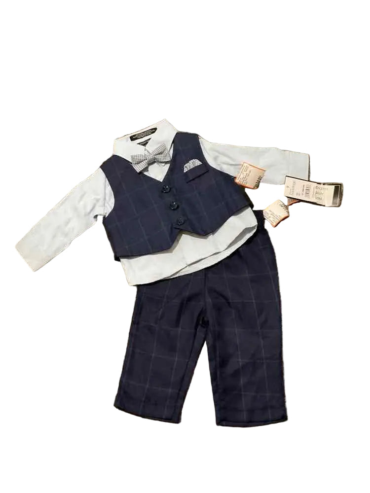 Andrew Fezza (D) Blue Infant Size 6-9 MO Boy's 3PC Dressy