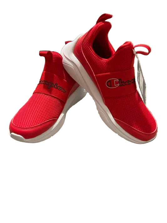 Champion (C) White Red Youth Shoe Size 5 (Youth) Girl's Athletic Shoes