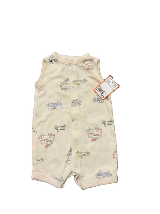 Carters (C) Cream Infant Size 0-3 MO Boy's 1PC Casual