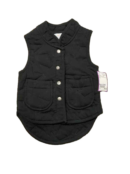 Bailey Blossoms (C) Black Infant Size 9-12 MO Girl's TopVest