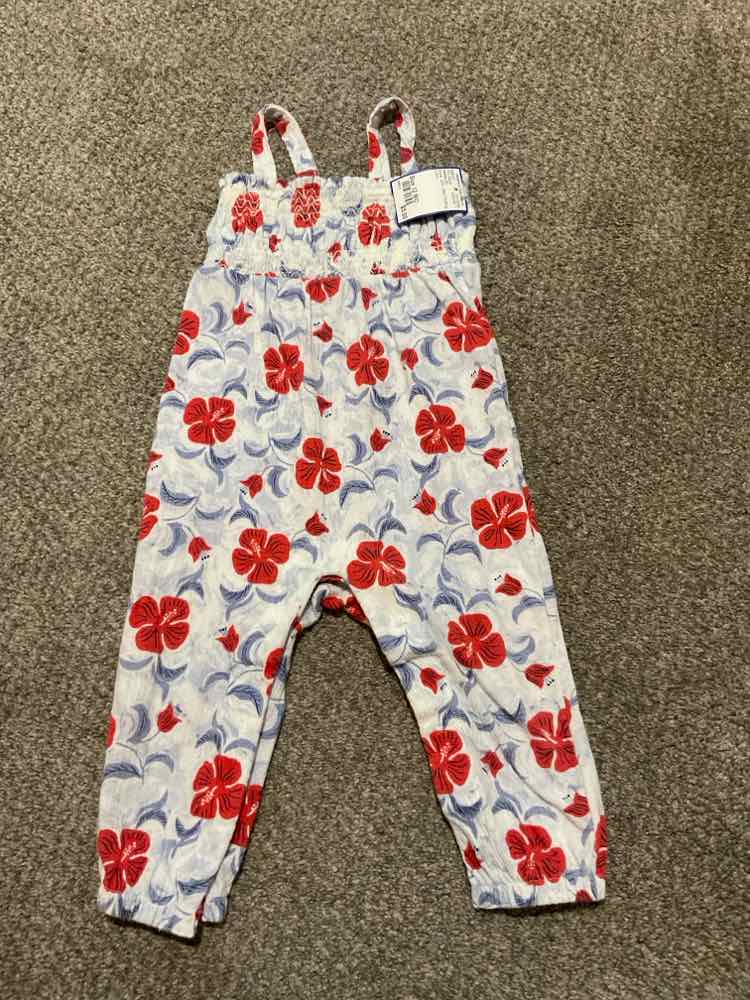 Carters (C) Floral Infant Size 12 MO Girl's 1PC Casual