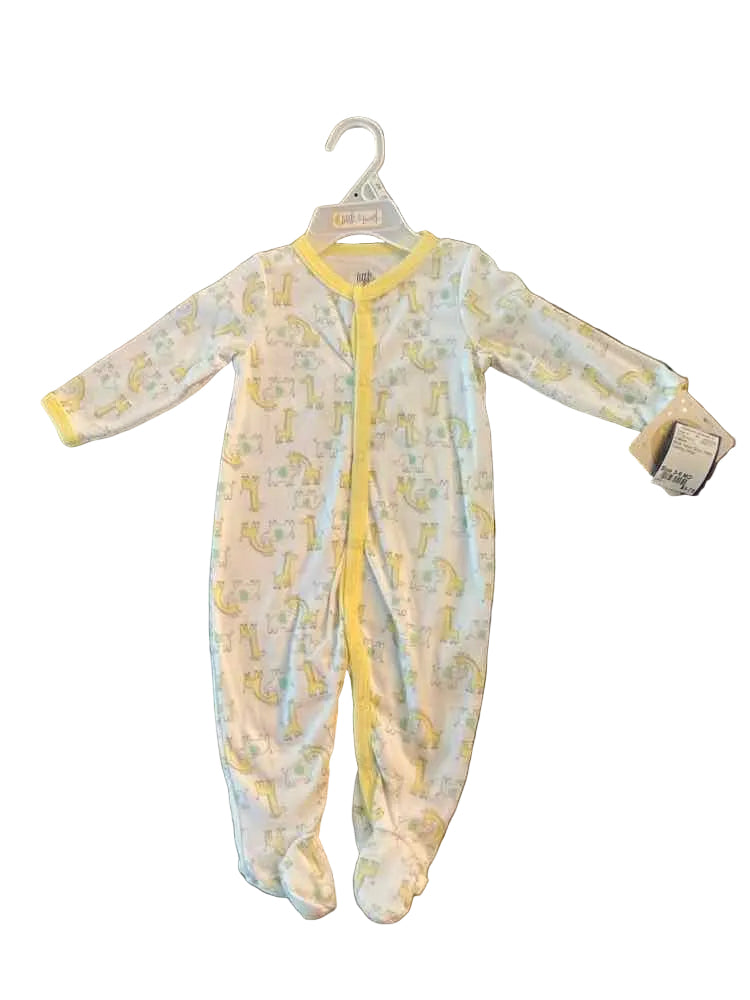 D Brand White Yellow Infant Size 3-6 MO Boy's 1PCSleepwear