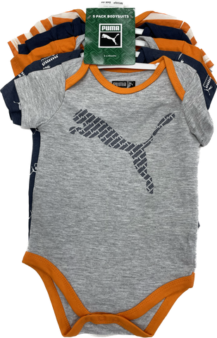 New Infant Girl Puma Your Onesie Pack 3 months
