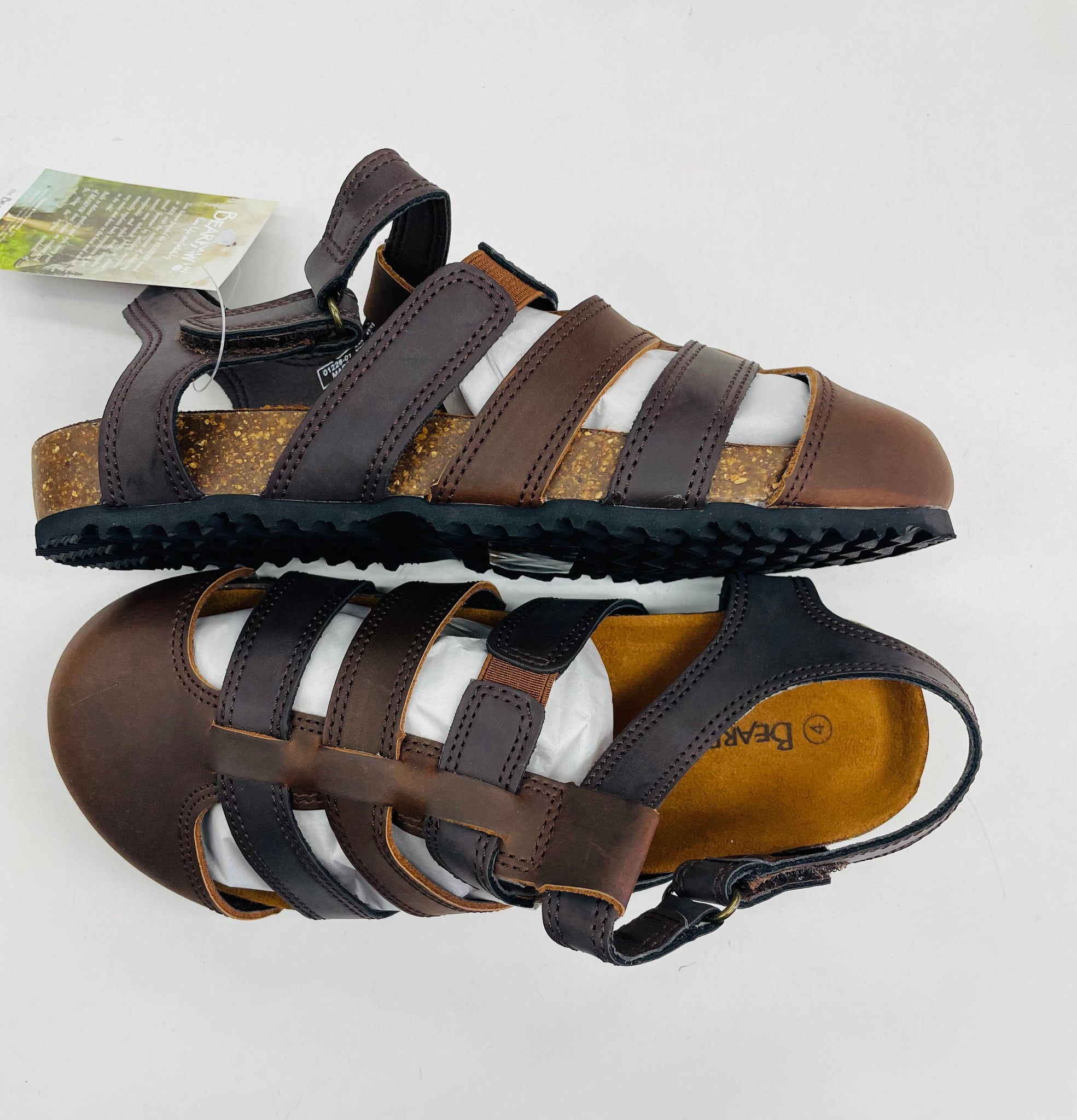 New Youth Boys Bear Paw Sandals 1