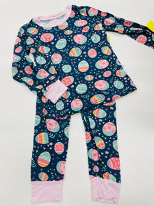 Toddler Girls Snugglers Easter Pajamas 3T